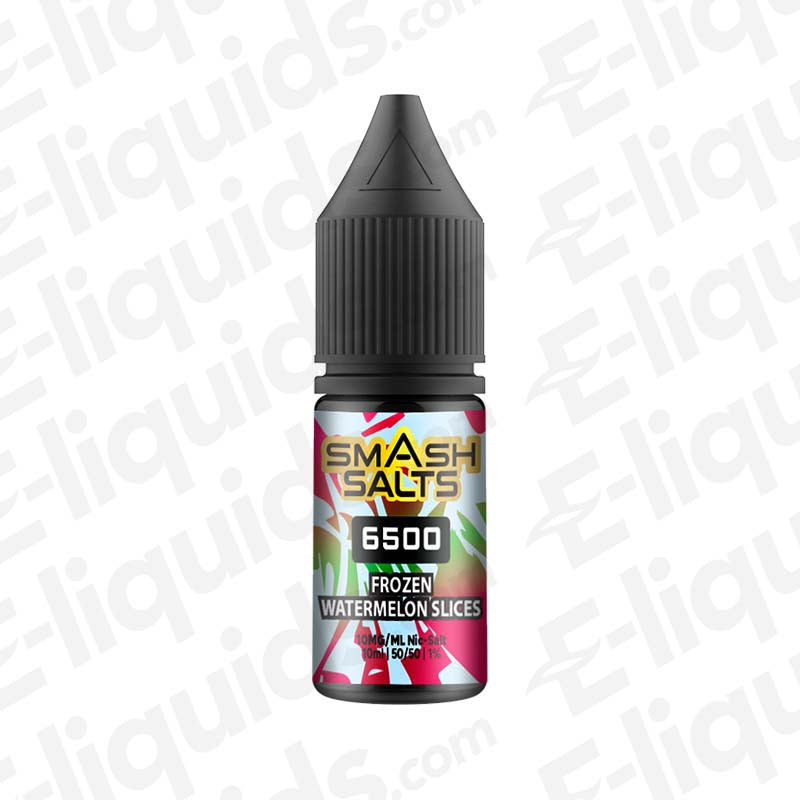 Smash Salts 6500 Frozen Watermelon Slices 10mg Nic Salt E-liquid