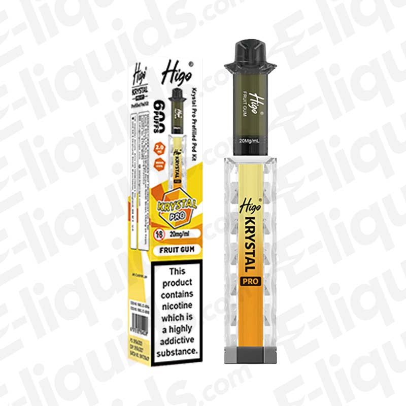 Higo Krystal Pro 20mg Prefilled Pod Kit Fruit Gum