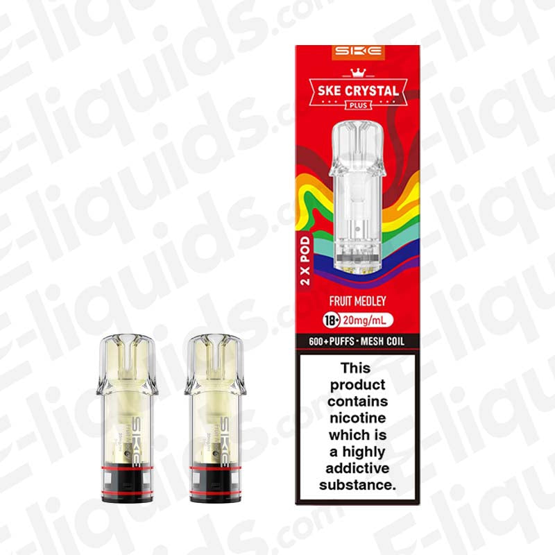 SKE Crystal Plus 20mg Prefilled Pods Fruit Medley