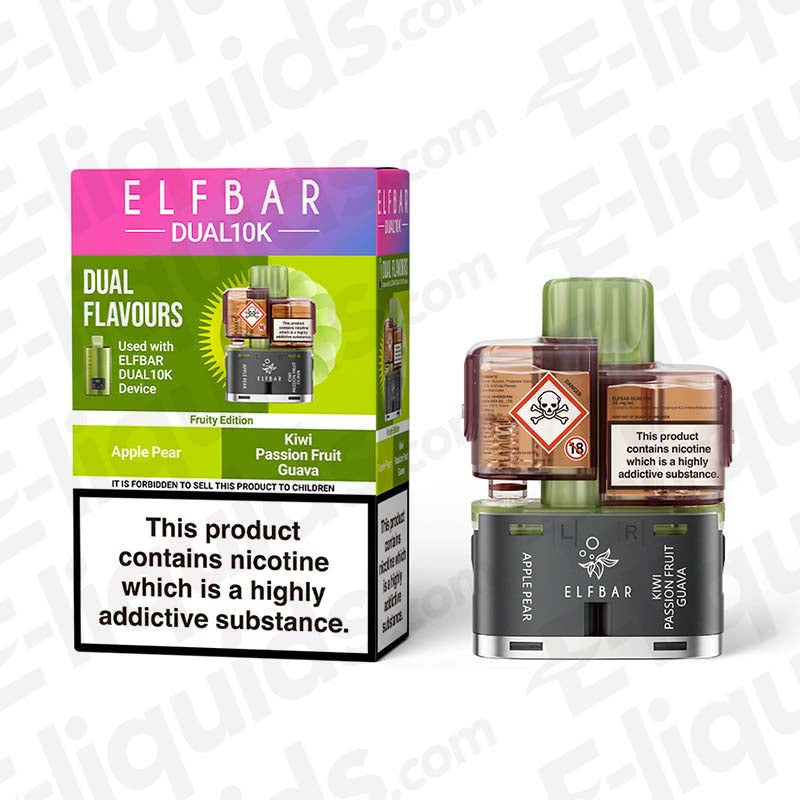 Elf Bar Dual 10K Fruity Edition 20mg Prefilled Pods