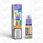 Lost Mary Nic Salt Vape Juice Gami 5mg strength, 10ml bottle for pod kits, starter kits; available in 21 flavors.
