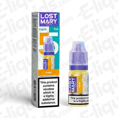 Lost Mary Nic Salt Vape Juice Gami, 5mg strength, 10ml bottle, available in 21 flavors, compatible with pod kits and starter kits.