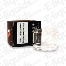 Zeus Dual Bubble Glass by GeekVape - 5.5ml capacity glass tube with box, enhancing Zeus Dual RTA E-liquid capacity.