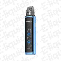 GeekVape Wenax Q Ultra Vape Pod Kit in blue, featuring a compact design and user-friendly interface.