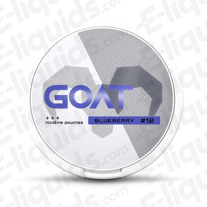 GOAT Blueberry Nicotine Snus Pouches