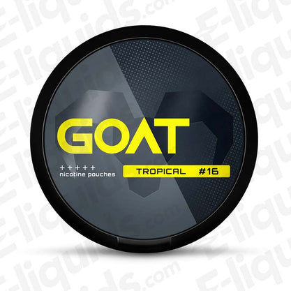 GOAT Tropical Nicotine Snus Pouches