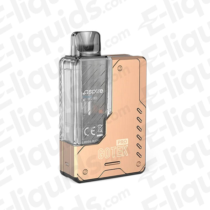 Aspire Gotek Pro Stainless Steel Pod Kit | Premium Finish Aspire Gotek Pro Stainless Steel Pod Kit | Premium Finish
