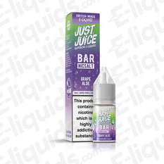 Grape Aloe Bar 5mg Nic Salt E-liquid by Just Juice