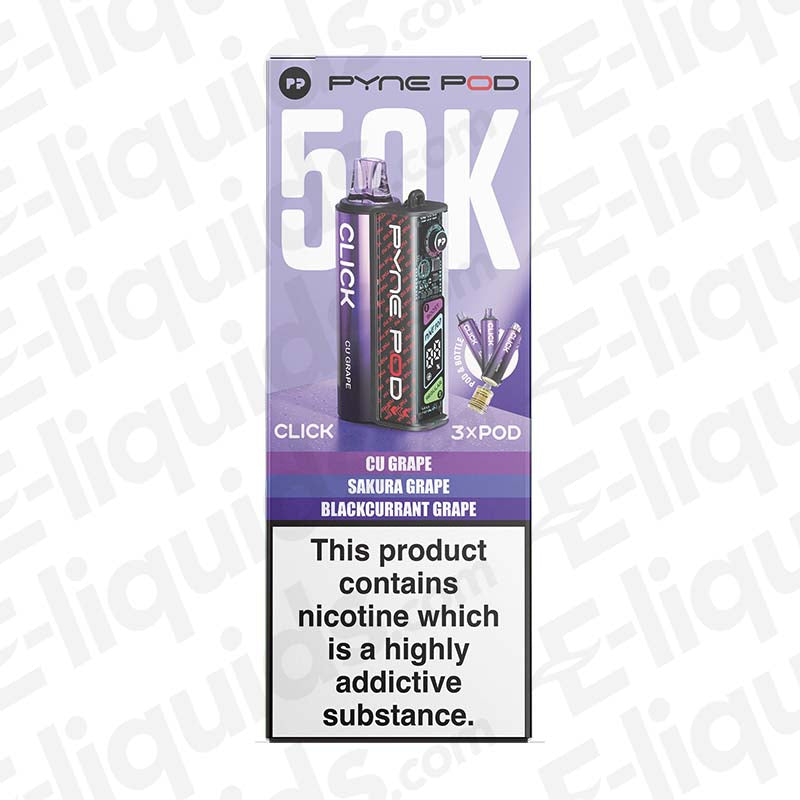 Pyne Pod Click 50K Grape Edition Prefilled Pod Kit