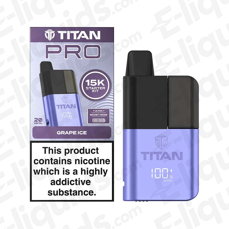 Titan Pro Grape Ice 20mg Prefilled Pod Kit
