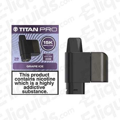 Titan Pro Grape Ice 20mg Prefilled Pods