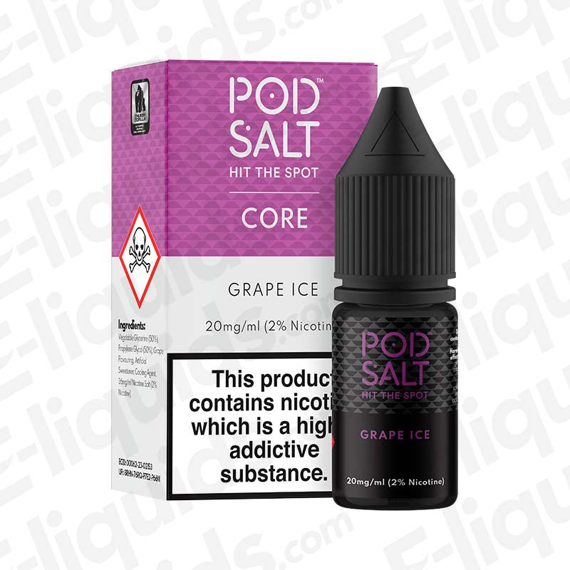 Pod Salt Core Grape Ice 20mg Nic Salt E-liquid