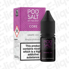 Pod Salt Core Grape Ice 20mg Nic Salt E-liquid