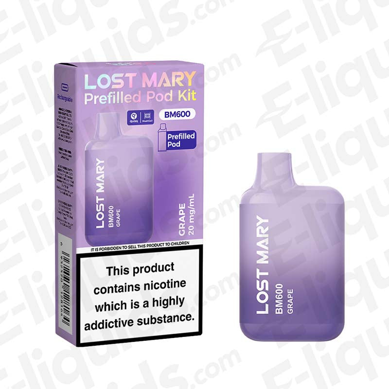 Lost Mary BM600 Prefilled Pod Kit Grape