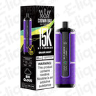 Al Fakher Crown Bar Hypermax 15K Grape Mint Legal Big Puff Disposable Vape