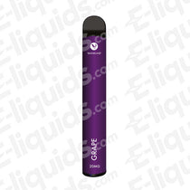 grape puff bar disposable vape device by vaporlinq