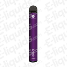 grape puff bar disposable vape device by vaporlinq