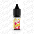 Grapefruit Raspberry Nic Salt E-liquid bottle by Repeeled showcasing fruity, citrusy flavor with grapefruit, raspberry illustrations.