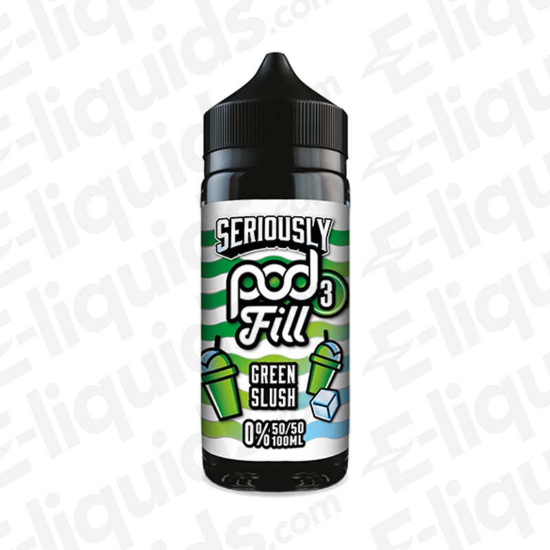 Doozy Vape Co Green Slush Seriously Pod Fill 3 100ml Shortfill Vape Juice
