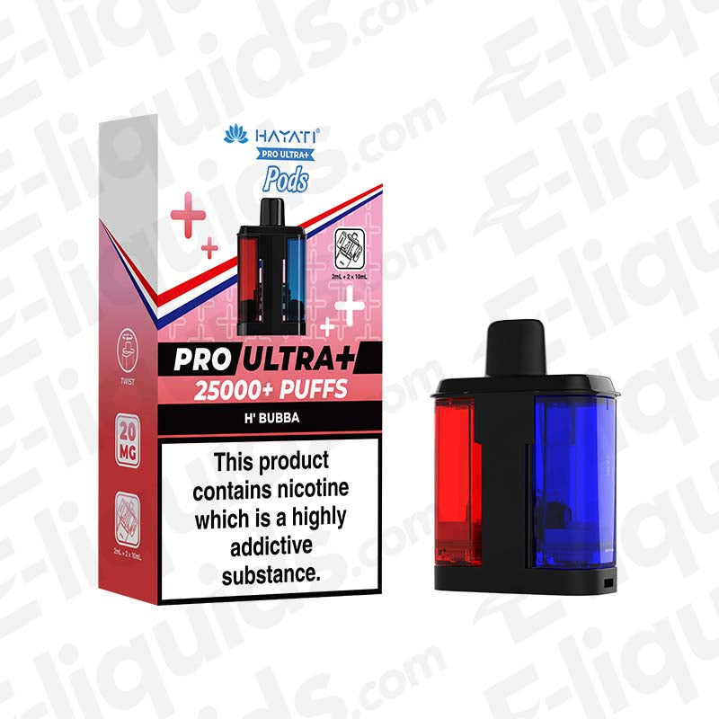 Hayati Pro Ultra H Bubba 20mg Prefilled Pods