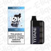 TITAN 10K Legal Big Puff Disposable Vape H2O