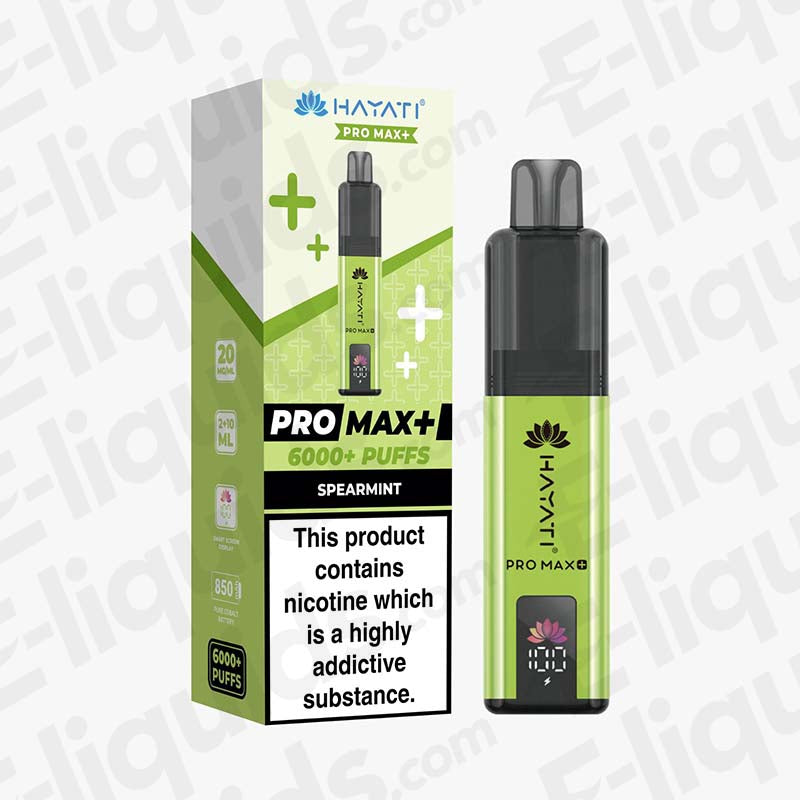Hayati Pro Max 6K Spearmint Prefilled Pod Kit