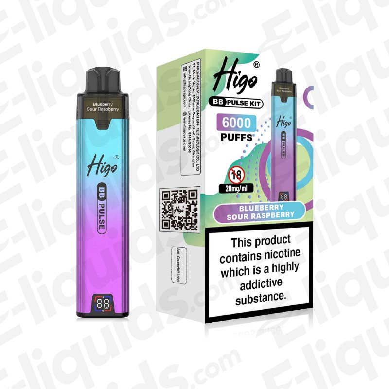 Higo BB Pulse Blueberry Sour Raspberry Prefilled Pod Kit