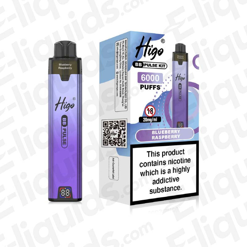 Higo BB Pulse Blueberry Raspberry Prefilled Pod Kit