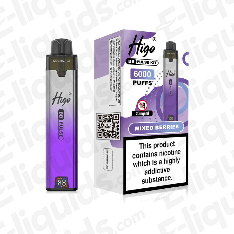 Higo BB Pulse Mixed Berries Prefilled Pod Kit