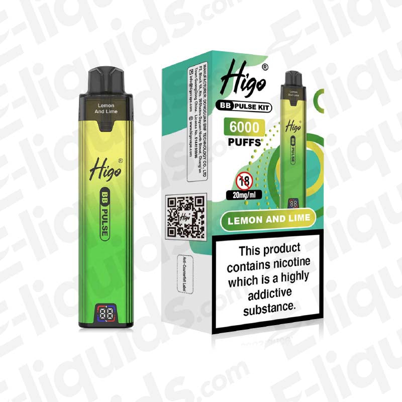 Higo BB Pulse Lemon And Lime Prefilled Pod Kit