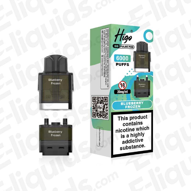 Higo BB Pulse Blueberry Frozen Prefilled Pod