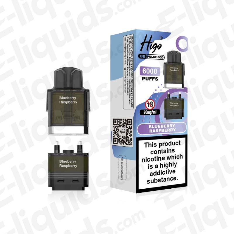 Higo BB Pulse Blueberry Raspberry Prefilled Pod