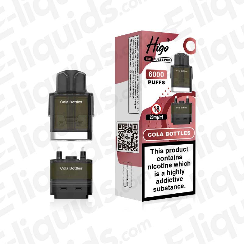 Higo BB Pulse Cola Bottles Prefilled Pod