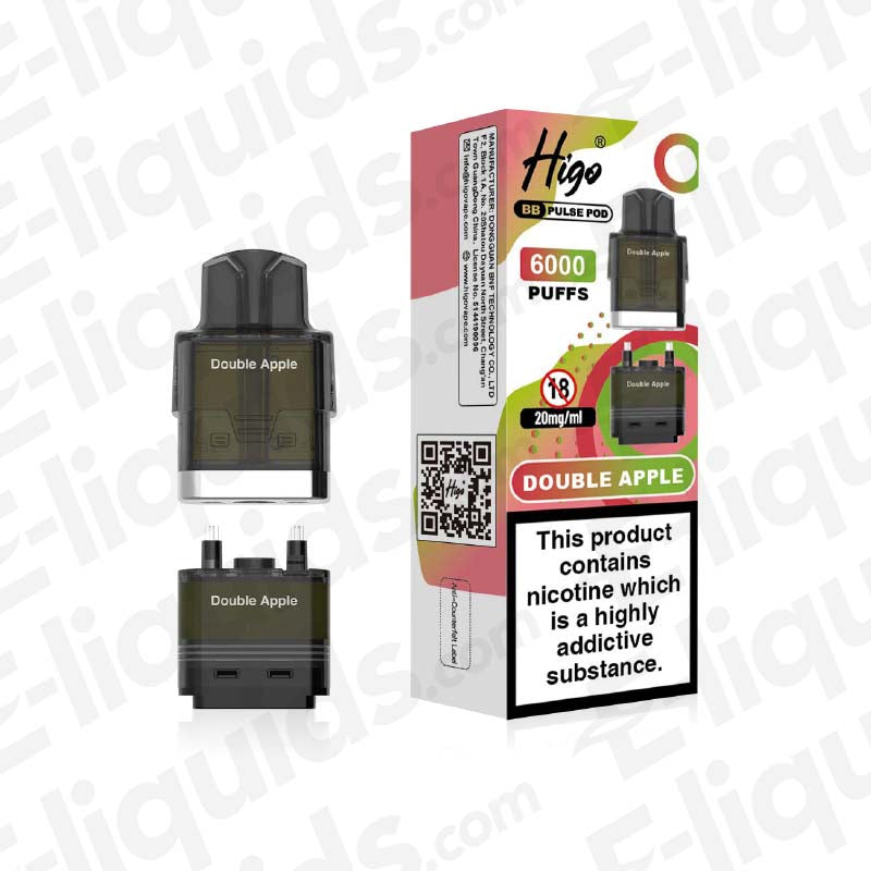 Higo BB Pulse Double Apple Prefilled Pod