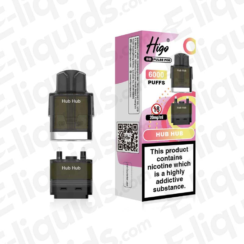 Higo BB Pulse Hub Hub Prefilled Pod