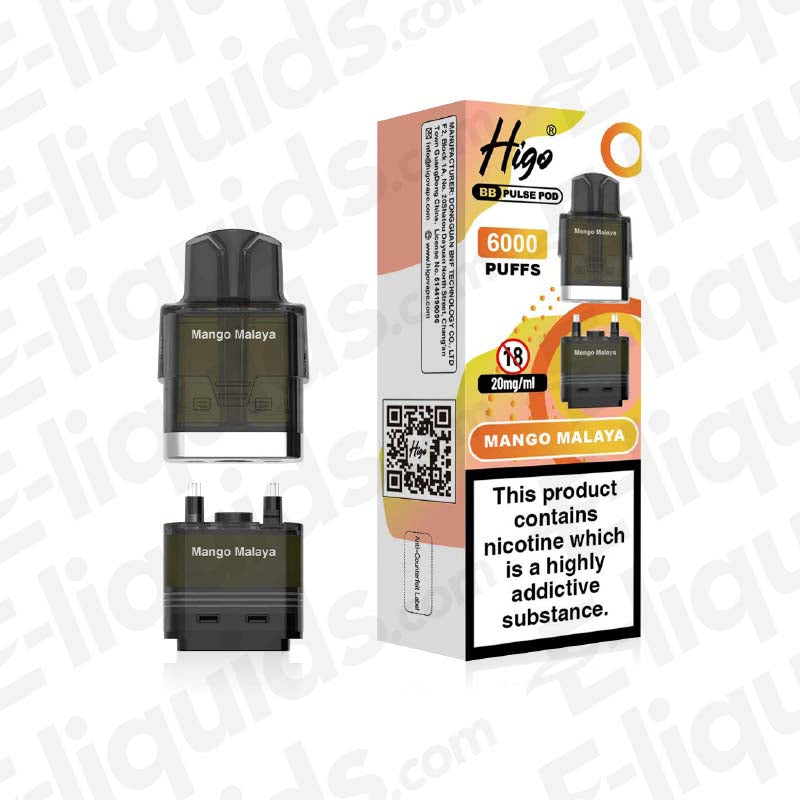 Higo BB Pulse Mango Malaya Prefilled Pod