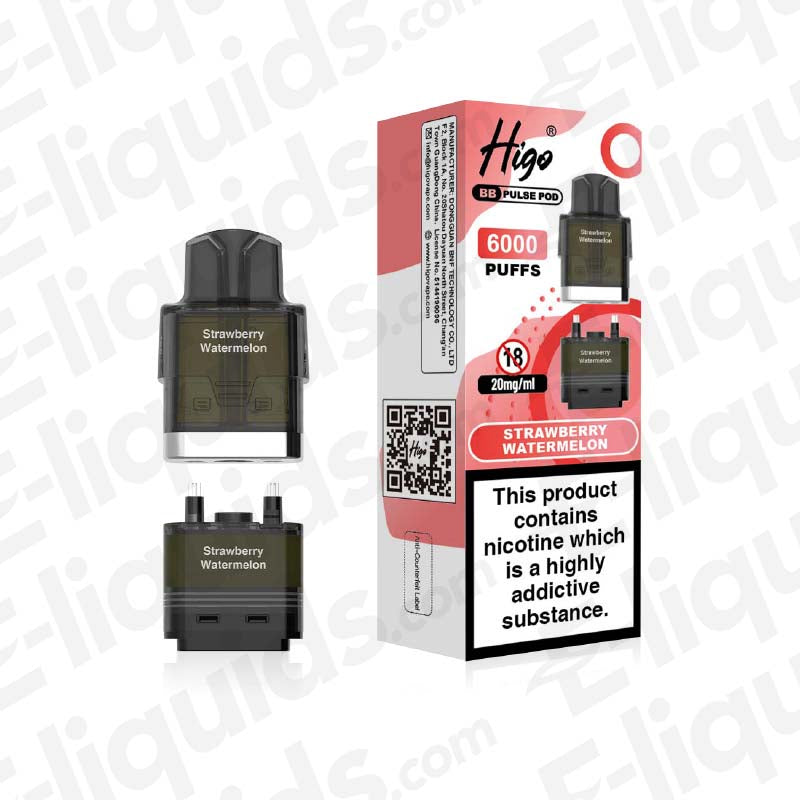Higo BB Pulse Strawberry Watermelon Prefilled Pod