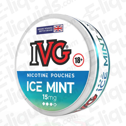 Ice Mint Nicotine Pouches by IVG 15mg