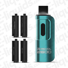 REVOL 2600 4-in-1 Pod Kit with interchangeable flavour pods for versatile vaping experience.
