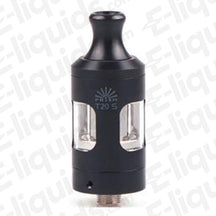 Innokin T20 S Black Vape Tank with 2ml capacity for MTL vaping, featuring top-fill design and beginner-friendly use.
