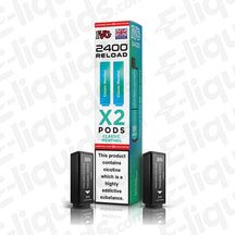IVG 2400 2 In 1 Prefilled Pods - 2400 Puffs, Classic Menthol, 20mg Strength, 2ml E-liquid Capacity
