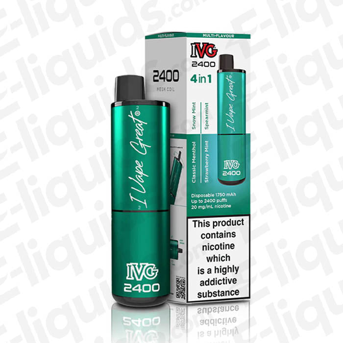 IVG 2400 4-in-1 Tropical Fruits Prefilled Pod Kit | E-liquids.com IVG 2400 4-in-1 Tropical Fruits Prefilled Pod Kit | E-liquids.com