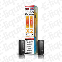IVG 2400 2 In 1 Prefilled Pods - Pineapple Ice Flavor, 2ml E-liquid Capacity, Nicotine 20mg, Pack of 2