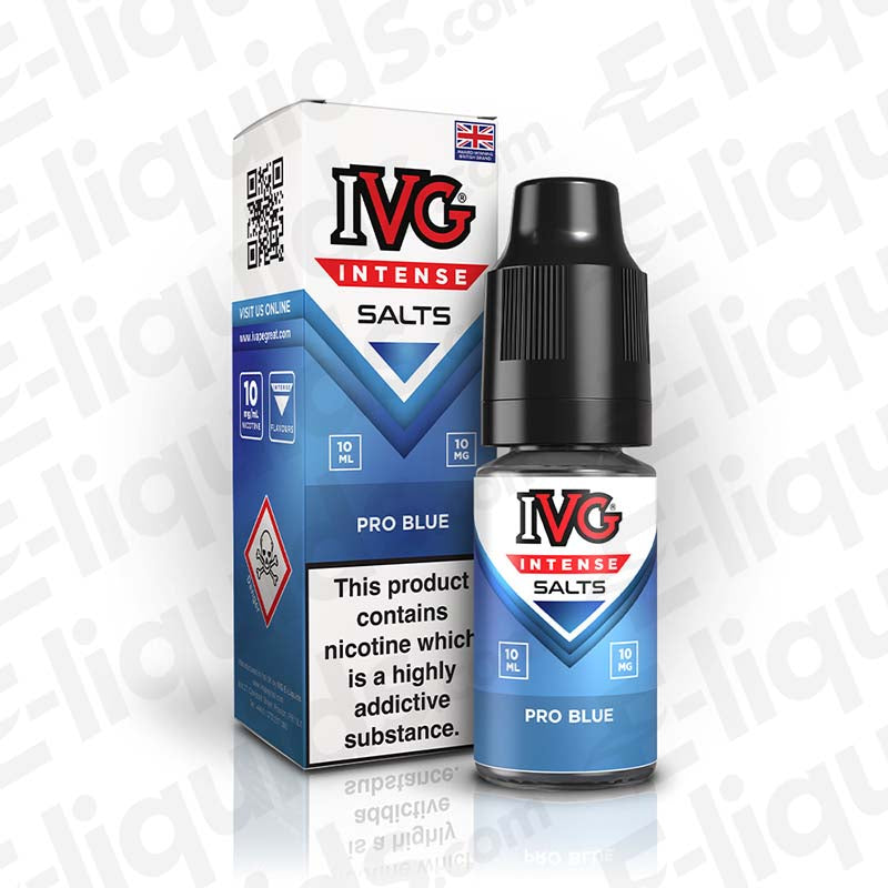 ivg intense nic salts pro blue 10mg