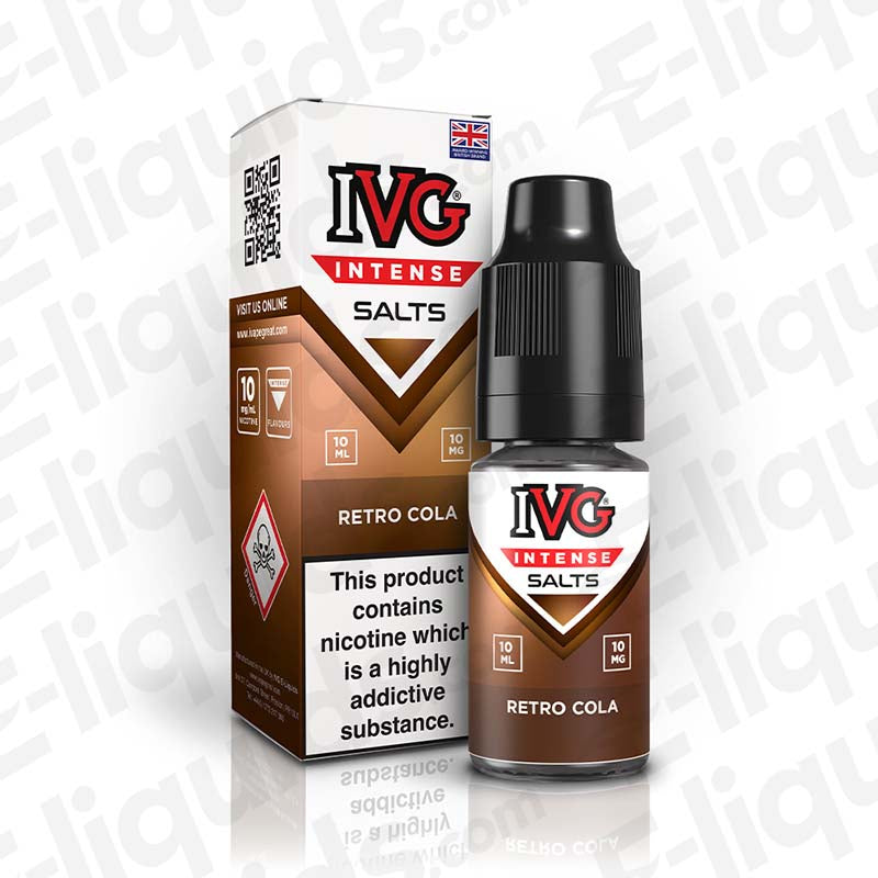 ivg intense nic salts retro cola 10mg