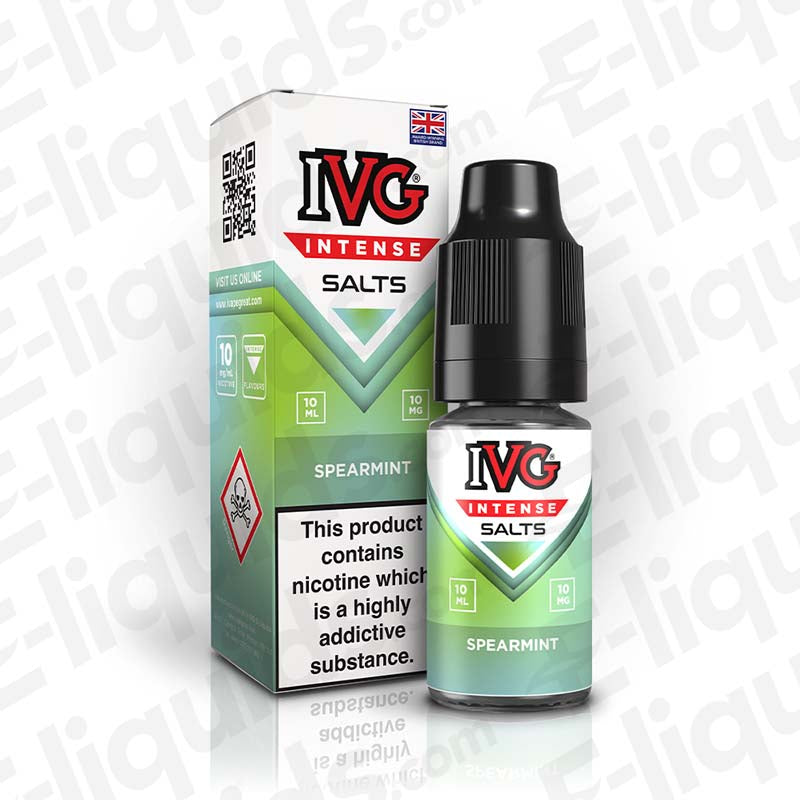 ivg intense nic salts spearmint 10mg