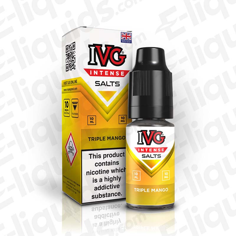 ivg intense nic salts triple mango 10mg