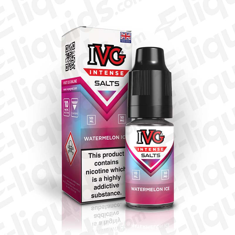 ivg intense nic salts watermelon ice 10mg