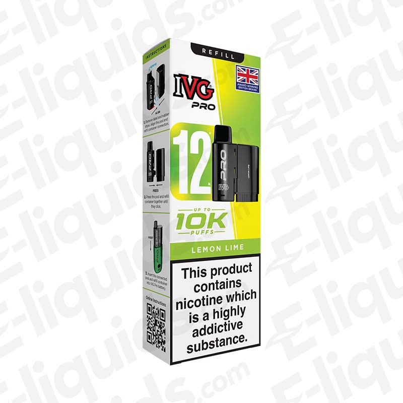 IVG Pro 12 20mg Blue Raspberry Ice Prefilled Pod IVG Pro 12 20mg Blue Raspberry Ice Prefilled Pod