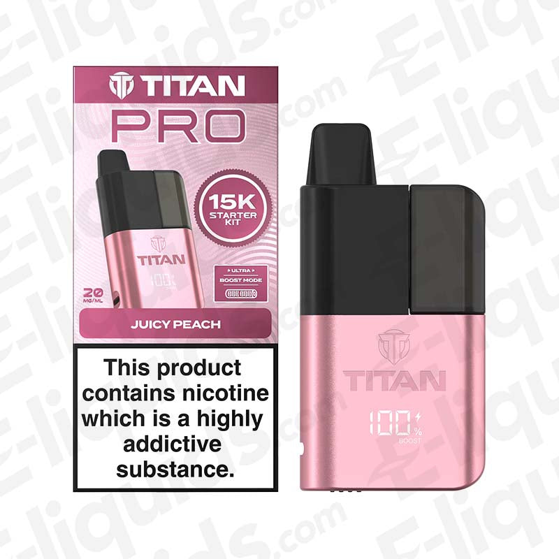 Titan Pro Juicy Peach 20mg Prefilled Pod Kit
